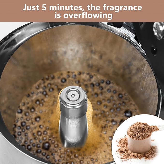 SHANGSKY Coffee Pot Electric Moka Pot 6 Cup Espresso Coffee Maker Cafeteras Electricas Italian Coffee Maker Espresso Makers Portable Aluminum Electric Mocha Pot Coffee Machine Moka Maker