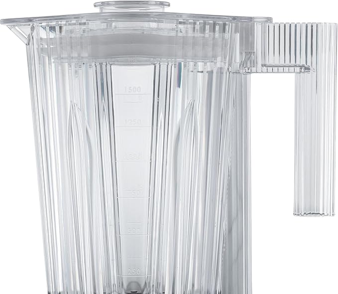 Alessi Plissé MDL09B/USA - Blender in Thermoplastic Resin Graduated Pitcher in PCTG US Plug 700W Black