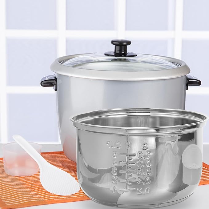 2L SMall Household Rice Cooker Inner Pot Professional Accessory for Electric Cooker Compatible with Tiger Rice Cooker and Instapot Ideal for Cooking Rice and Grains