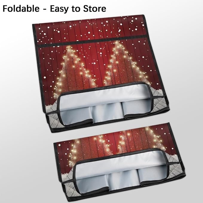 cfpolar Kitchen Aid Mixer Cover Compatible with 6-8 Quarts Christmas Tree Snowflakes Stand Mixer Cover Kitchen Aid Mixers Accessories Appliance Organizer Bag Dust Covers with Zipper Pocket