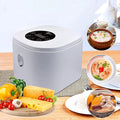 2 Liters Rice Cooker Rice Cooker and Steamer-Warm Function Stainless Steel Liner Supports Preset and Keep Warming to Make Rice Soup Baby Porridge Cake Multigrains Porridge