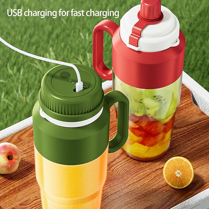 1300ml Electric Juicer Portable Smoothie Blending Rechargeable Multifunction Fruit Mixer Machine Juicer Maker Blending C