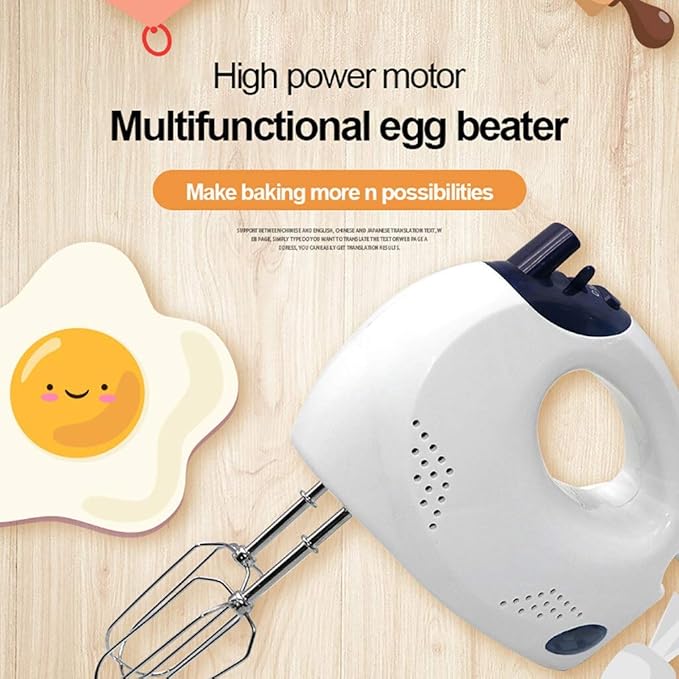 Multifunctional Electric Hand-held Blender 5-Speed Cream Blender Kitchen Baking Tools