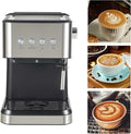 1050W 110V Semi-automatic Coffee Machine with 50.73 Ounces Water Tank Small Drip Coffee Machine Expresso Coffee Machine Cappuccino Machine Espresso Machine Maker for Cappuccino Latte Macchiato