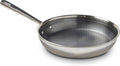 T-fal HybridMesh Tri-Ply Stainless Steel Fry Pan 8 Inch Induction Oven Safe 500F Metal Utensil Safe Ideal For Searing Cookware Dishwasher Safe Pots and Pans Needs Pre-Heating Silver/Black