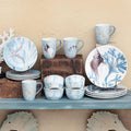 BLACK FOREST DECOR Coral Waters Dinnerware Set (16 Pc)