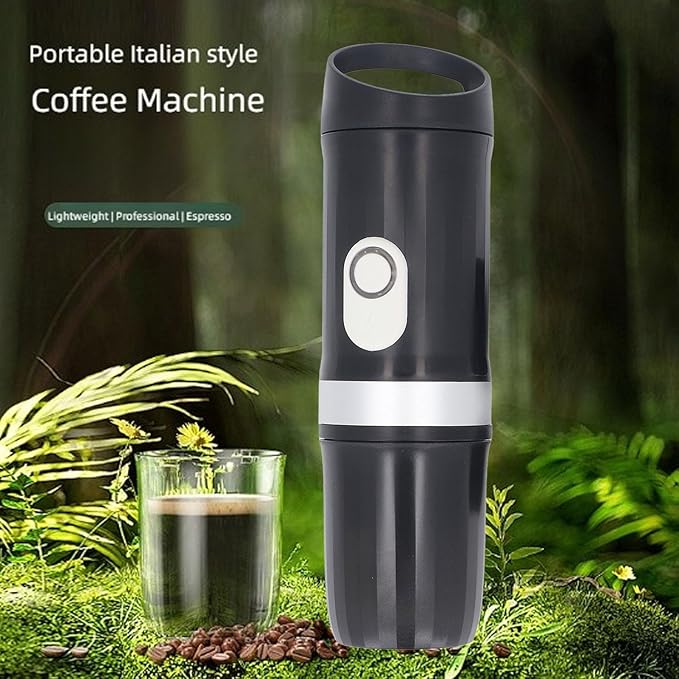 Mini Coffee Maker 20Bar Self Heating Cordless Portable Capsule Coffee Machine for Outdoor Travelers