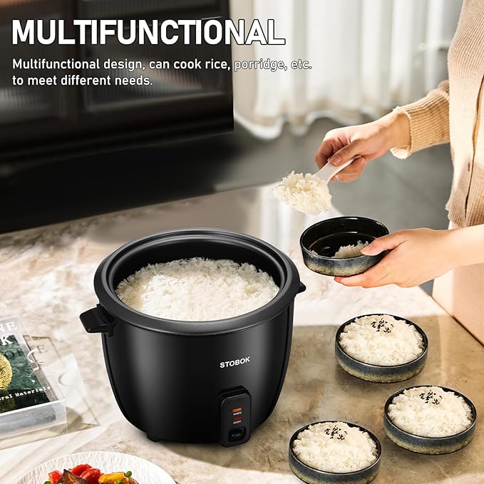 Small Electric Rice Cooker with Clear Lid Portable Stew Pot for Travel and Home Use Multi-functional Cooker for Rice Soup Stew and Steamed Vegetables US Plug