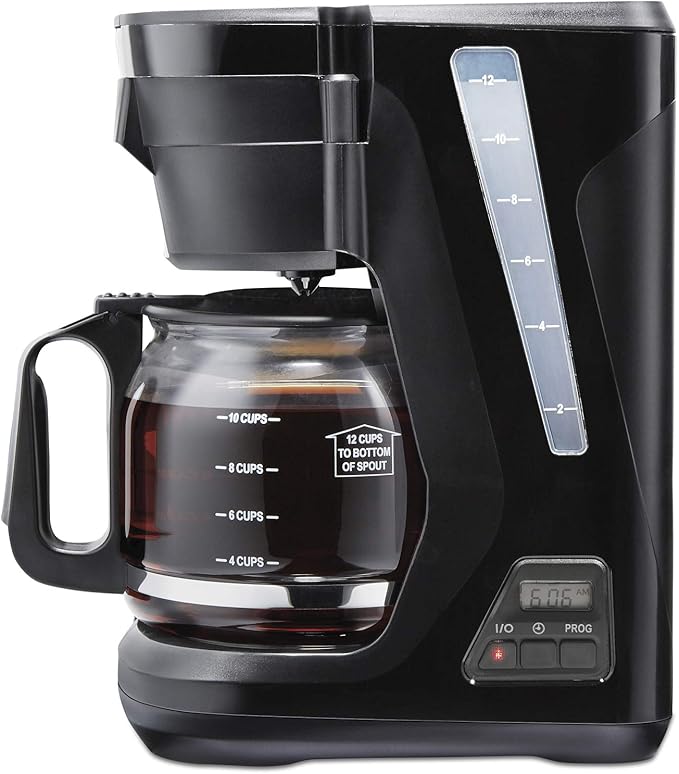 Proctor Silex FrontFill Drip Coffee Maker &amp 2-Slice Toaster with Extra Wide Slots for Bagels Cool-Touch Walls Shade Selector Toast Boost Auto Shut-off and Cancel Button Black (22305)