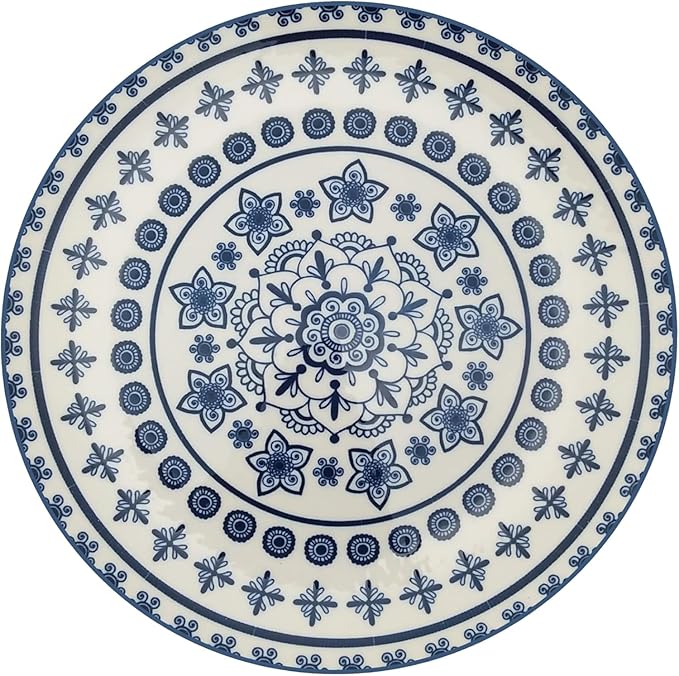 EUROSTAR Azure 16-Piece Dinnerware Set Service for 4