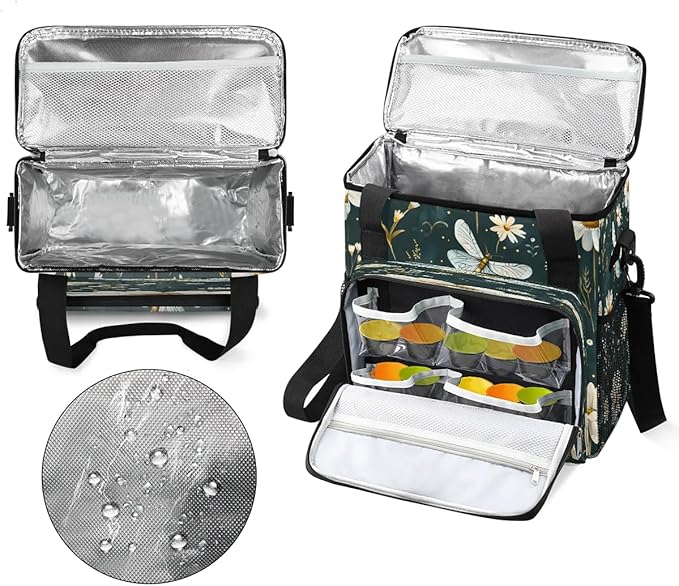Daisy Dragonfly Coffee Maker Carrying Bag for Keurig K-Mini or K-Mini Plus Storage Portable Coffee Maker Travel Bag