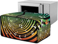 Music Pattern Bread Maker Covers Anti Dust Toaster Oven Cover for Kitchen Counter Decorative Toaster Oven Air Fryer Cover Compatible with Air Fryer Toasters Smart Oven Black