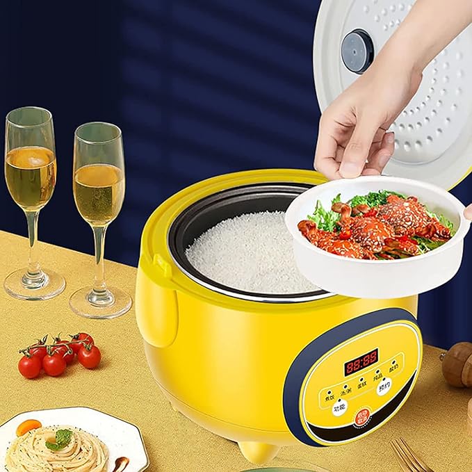 Household Electric Rice Cooker Inner Pot 24H Reservation Make Rice &amp Steam Healthy Food &amp Vegetables For 1-8 People(Style 15l)