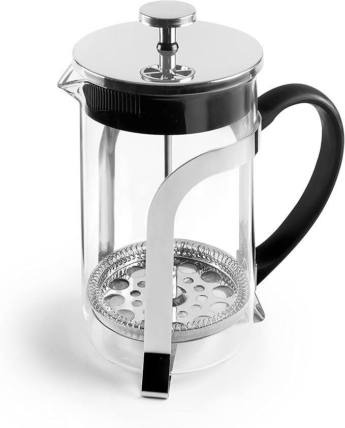IBILI - 600 ml Borosilicate and 18/10 Stainless Steel Piston Coffee Maker