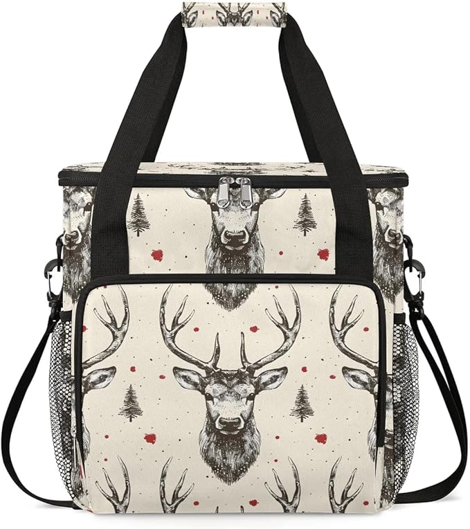 Animal Elk Coffee Maker Travel Bag for K-Mini or K-Mini Plus Single Serve Coffee Brewer Portable Storage Tote Case for Tarvel