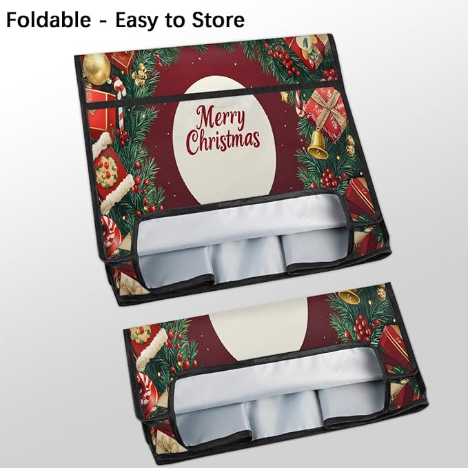 cfpolar Kitchen Aid Mixer Cover Compatible with 6-8 Quarts Christmas Balls Xmas Gifts Stand Mixer Cover Kitchen Aid Mixers Accessories Appliance Organizer Bag Dust Covers with Zipper Pocket