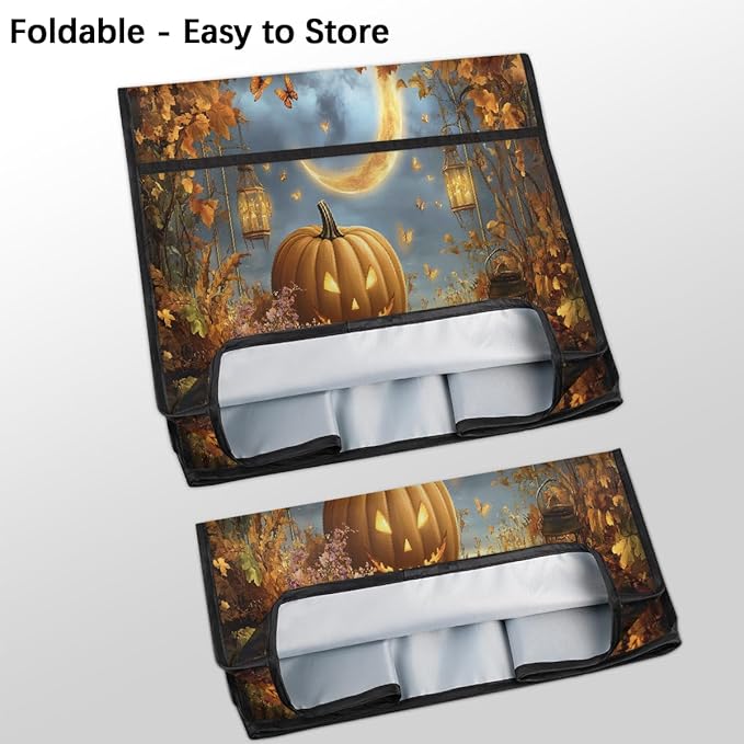 cfpolar Kitchen Aid Mixer Cover Compatible with 6-8 Quarts Fall Pumpkin Maple Leaves Stand Mixer Cover Kitchen Aid Mixers Accessories Appliance Organizer Bag Dust Covers with Zipper Pocket