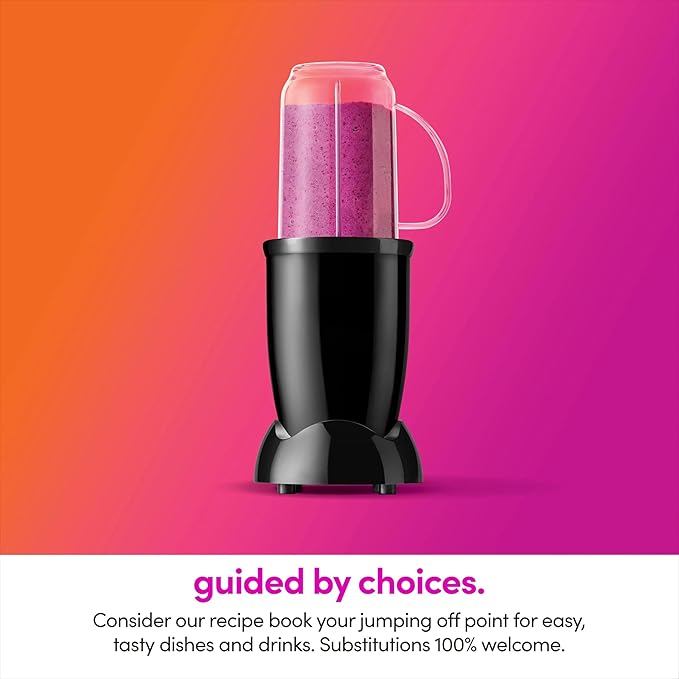 4 Piece Personal Blender Black