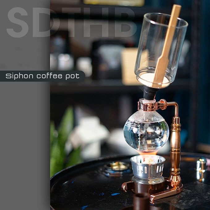 Style Siphon Coffee MakerSyphon Coffee PotResistant GlassTea Siphon PotSiphon Artisanal Coffee MachineCoffee Machine Filter for Home Kitchen Use5