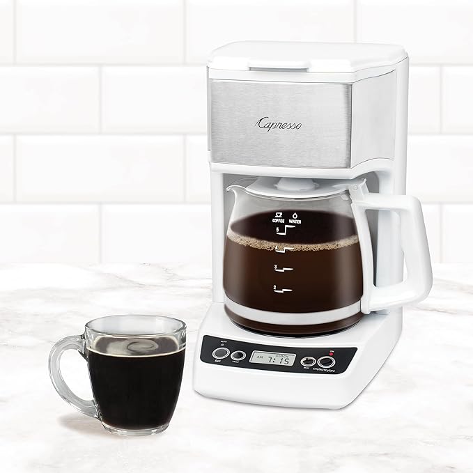 Capresso 5-Cup Mini Drip Coffee Maker White