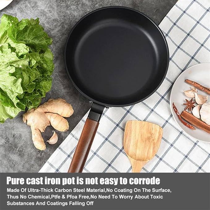 Non-Stick Frying Pan Cooking Cookware Set Kitchen Egg Frying Pan Multifunctional Soup Pot Iron Pot Cookware Set Cookware
