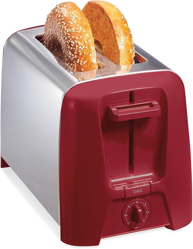 Hamilton Beach FlexBrew Trio 2-Way Coffee Maker Compatible with K-Cup Pods or Grounds &amp 2 Slice Toaster with Extra Wide Slots Shade Selector Auto-Shutoff