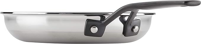 KitchenAid 5-Ply Clad Polished Stainless Steel Nonstick Fry Pan/Skillet 8.25 Inch