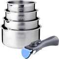 Arthur Martin - AM7457 Stainless Steel cookware Set with Removable Handle