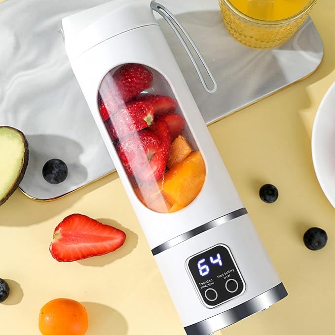 Portable for Home Kitchen Office 450ml Travel Juicer with Powerful Performance Compact Electric Blending Cup