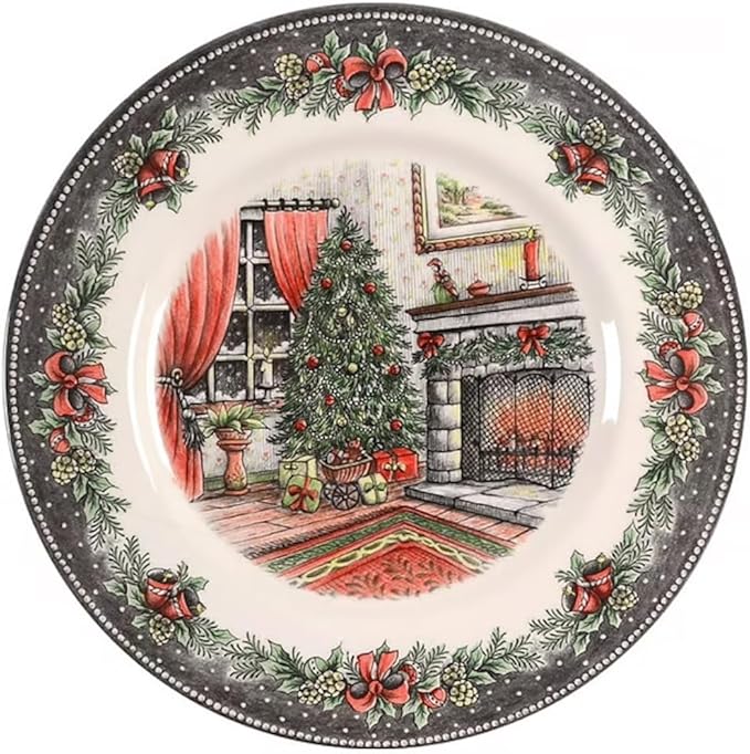 Royal Stafford Christmas Morning Winter Dinnerware Sets (Dinner Plates 4 plates)