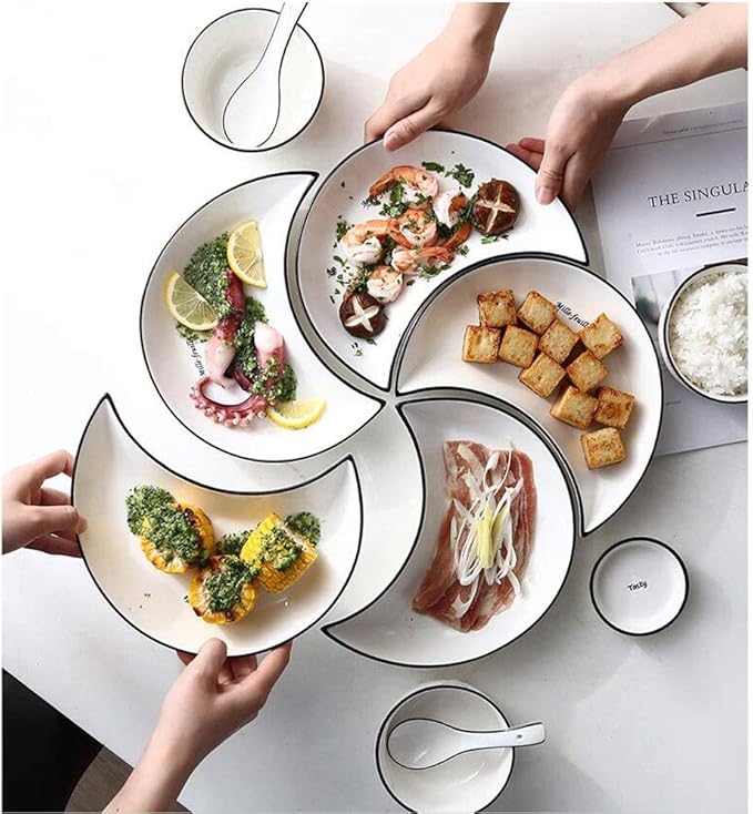 Elegant Dinnerware Set Dinner Plates Bowls Set Luxurious Dinnerware Full Service Set Bpa-Free Dishwasher Safe Gift Idea For Any Occasion