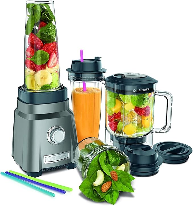 Cuisinart CPB-380 Hurricane Compact Juicing Blender Gunmetal