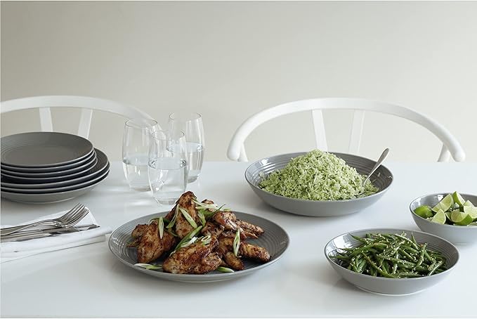 Royal Doulton Exclusively for Gordon Ramsay Maze Dark Grey 16-Piece Dinnerware Set