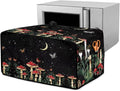 Toaster Oven Dust Cover with Accessory Pockets Neat Storage and Protection with Organizing Side Pockets for Kitchen Toaster Oven Appliances Decor Mushroom Moon