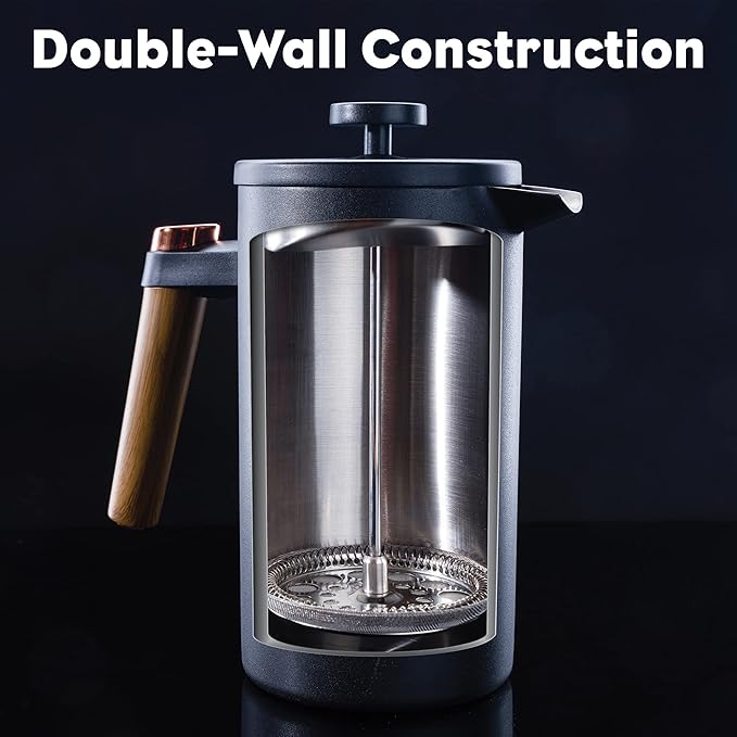 Brod &amp Taylor Double-Wall French Press &amp Carafe Stainless Steel