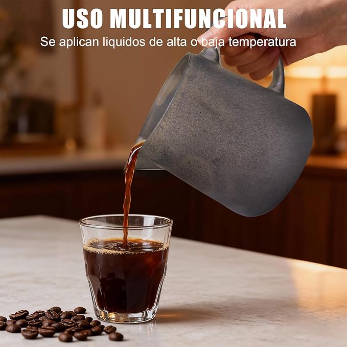 Ceramic Pour Over Coffee Maker Dripper - Uses Standard #2 &amp #4 Paper Filters 450ml/15oz Rusty Barista Style for Home &amp Office