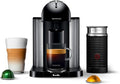 Nespresso Vertuo Coffee and Espresso Maker by Breville Black with Aeroccino Milk Frother