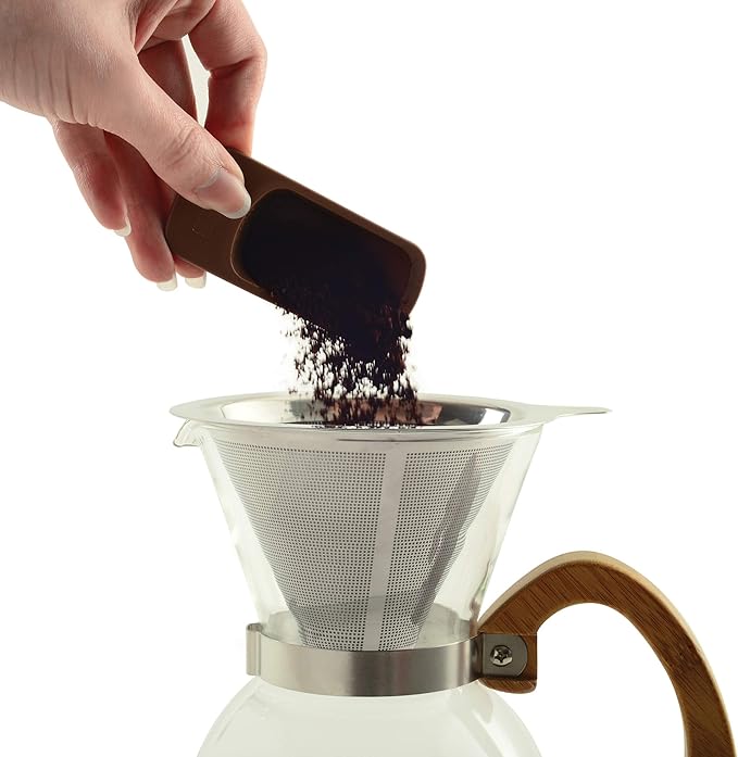 Norpro 5588 Pour Over Coffee Mkr with Ss Filter