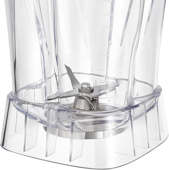 WILPREP Commercial Blender with 2 HP Motor Toggle Switch Adjustable Speed and 64 fl oz BPA Free Tritan Jar for Smoothies Shakes &amp Frozen Drinks Black ETL+NSF Certificated