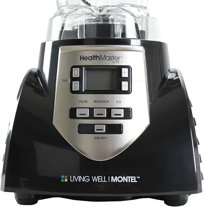JLA-8 Professional Countertop Blender Emulsifier 1200-Watt with 60-oz BPA Free Jar Stainless Steel Blades for Frozen Drinks Smoothies Sauces &amp More Black