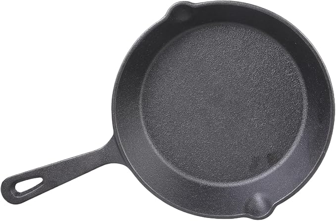 3Piece Set Heavy-Duty Professional Restaurant Chefs PreSeasoned Pan Cookware Set 6 8 10