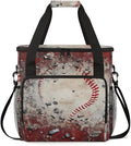 Graffiti Baseball Coffee Maker Carrying Bag Sport Baseball Travel Storage Bag Compatible with K-Mini or K-Mini Plus Single Serve Coffee Brewer Carrying Case with Multiple Pockets &amp Shoulder Stra