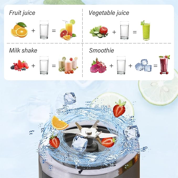 200W Portable Blending Machine Rechargeable Machine Cup Juicer Fruit Mixer 600ml Juicer Maker Multifunctional Smoothie Maker