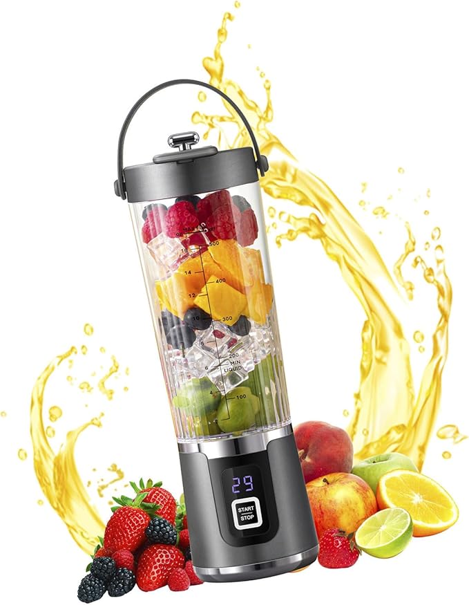200W Portable Blending Machine Rechargeable Machine Cup Juicer Fruit Mixer 600ml Juicer Maker Multifunctional Smoothie Maker