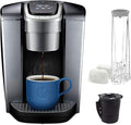 Keurig C K-Elite Maker Single Serve K-Cup Pod Brewer with Iced Coffee Capability Extra Included 75oz Brushed Silver Plus Filter Bundle