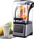 Commercial Smoothie Blender With Digital Display | 2200W Fast Blending Blender For Crushing Ice 1.6 L Cup + Sound Enclosure For Smoothies Ice Crushing Cocktail Nut Butter