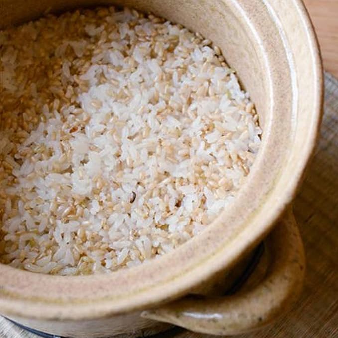 Japanese Donabe Cocer Rice Cooking Pot 3 Go 2200cc White