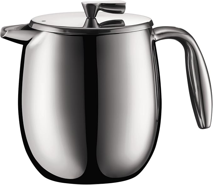 Bodum Columbia Double Wall Coffee Maker Stainless Steel - 4-Cup (0.5 L) Matt