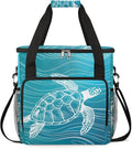 Coffee Maker Carrying Bag Ocean Turtle Print Single Cup Coffee Maker Travel Bag Compatible with Keurig K-Mini or K-Mini Plus Portable Storage Bag with Shoulder StrapAZ-17