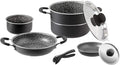Brunner Camping Aluminium Cookware and Tableware Set Pirate 7+1 Ø 20 cm